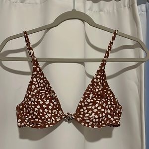 Brown Swimsuit Top